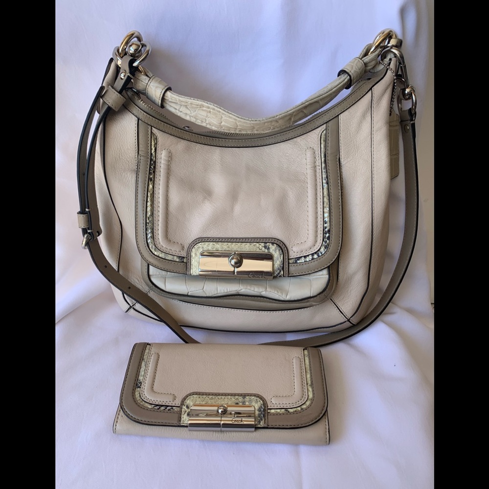 EUC-Coach L1020 Kristin Spectator Shoulder& Wallet